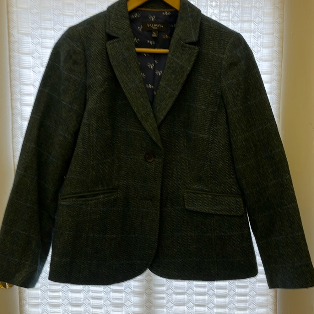 Talbots tweed blazer